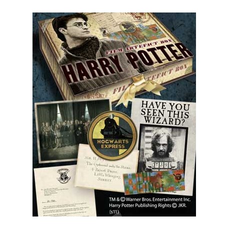 Replica the noble collection harry potter caja de artefactos