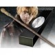 Replica the noble collection harry potter ron weasley varita con caja y placa de identificacion