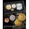 Replica the noble collection harry potter monedas de gringotts expositor