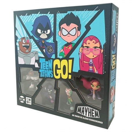 Juego de mesa teen titans go! mayhem pegi 10