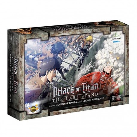 Juego de mesa attack on titan the last stand edad recomendada 14 años (ingles)