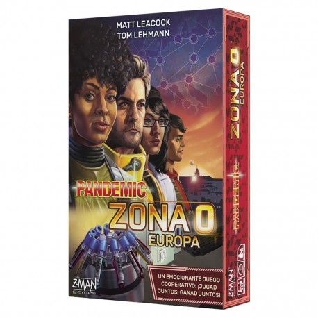 Juego de mesa pandemic: zona 0 europa pegi 8