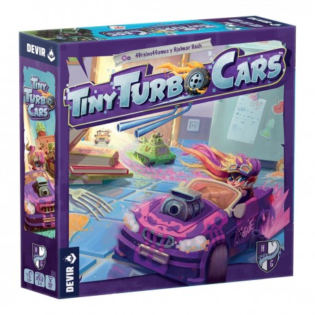 Juego de mesa devir tiny turbo cars