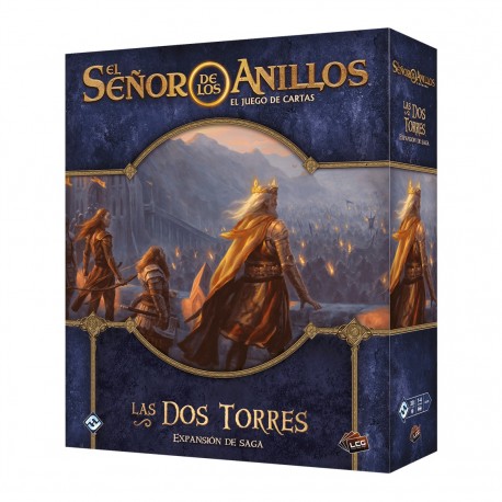 Juego de mesa juego de cartas el señor de los anillos las dos torres expansion de saga edad recomendada 14 años