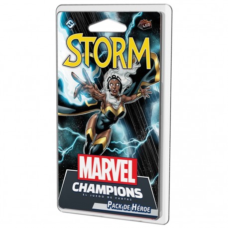 Juego de mesa marvel champions: storm 60 cartas pegi 14