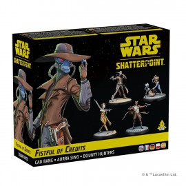 Juego de mesa star wars shatterpoint fistful of credits cad bane squad pack edad recomendada 14 años