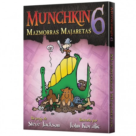 Juego de mesa munchkin 6: mazmorras majaretas pegi 12