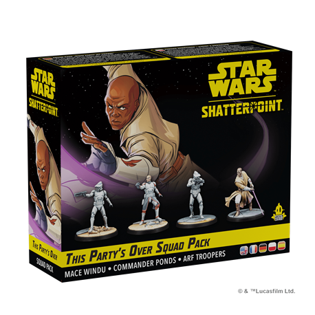 Juego de mesa star wars shatter point his partys over squad pack