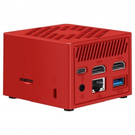 LEOTEC - Leotec MiniPC N100 8GB 128GB Rojo - lempc06r