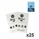 QCHARX INTERNATIONAL - Laminas de proteccion frontales qcharx hidrogel mate anti huellas para qx1 25 unidades - QCHMATEHD25