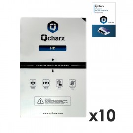 QCHARX INTERNATIONAL - Laminas de proteccion frontales para tablet qcharx hidrogel hd  qx1 lite 10 unidades - QCHHDPLUS10.LITE