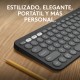 LOGITECH - Logitech Pebble Keys 2 K380s teclado RF Wireless + Bluetooth QWERTY Español Grafito - 500263@@920-011827@@ZTRA