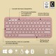 LOGITECH - Logitech Pebble Keys 2 K380s teclado RF Wireless + Bluetooth QWERTY Español Rosa - 500263@@920-011829@@ZTRA