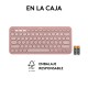 LOGITECH - Logitech Pebble Keys 2 K380s teclado RF Wireless + Bluetooth QWERTY Español Rosa - 500263@@920-011829@@ZTRA