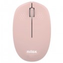 NILOX - RATON NILOX WIRELESS ROSA PASTEL 1.000 DPI - NXMOWI4014