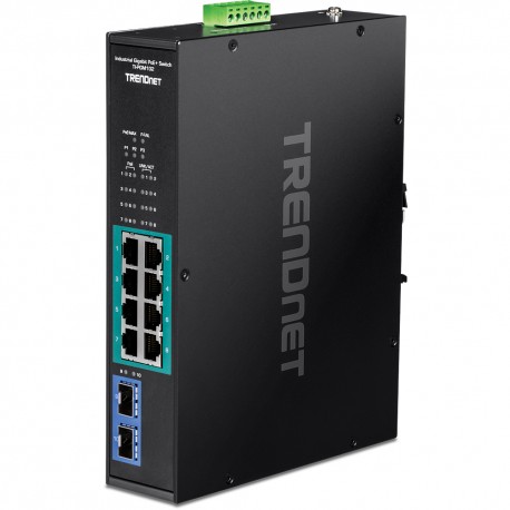 TRENDNET - Trendnet TI-PGM102 switch Gigabit Ethernet (10/100/1000) Energía sobre Ethernet (PoE) Negro - ti-pgm102