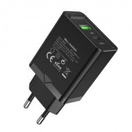 Vention Cargador de Pared FBBB0-EU/ 1xUSB Tipo-C/ 1xUSB/ 20W