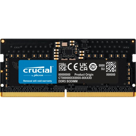 CRUCIAL  - Crucial CT8G52C42S5 módulo de memoria 8 GB 1 x 8 GB DDR5 5200 MHz ECC - ct8g52c42s5