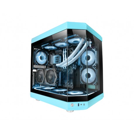 MARS GAMING - CAJA SEMITORRE ATX MC3T  MARS GAMING AZUL - MC3TB