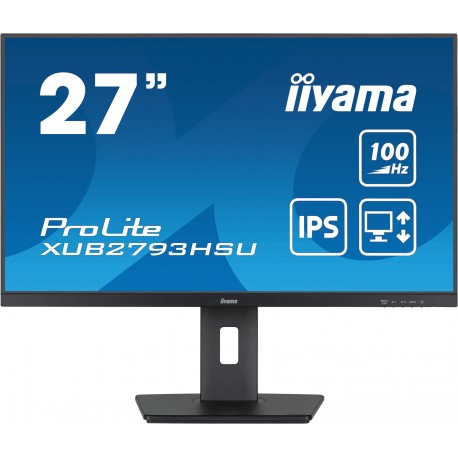 IIYAMA - iiyama ProLite pantalla para PC 68,6 cm (27'') 1920 x 1080 Pixeles Full HD LED Negro - XUB2793HSU-B6