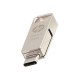 PNY - PNY HPFD206C-64 unidad flash USB 64 GB USB Type-A / USB Type-C 3.2 Gen 2 (3.1 Gen 2) Plata - hpfd206c-64