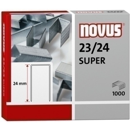 NOVUS - GRAPAS NOVUS GRUESOS 23/24 GALV.cj.1000 - 042-0644