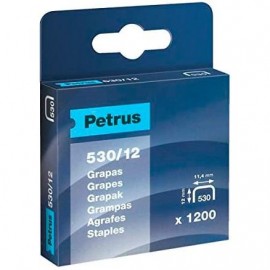 PETRUS - CAJA 1200U. GRAPAS PETRUS 530/12 COBREADAS - 77516