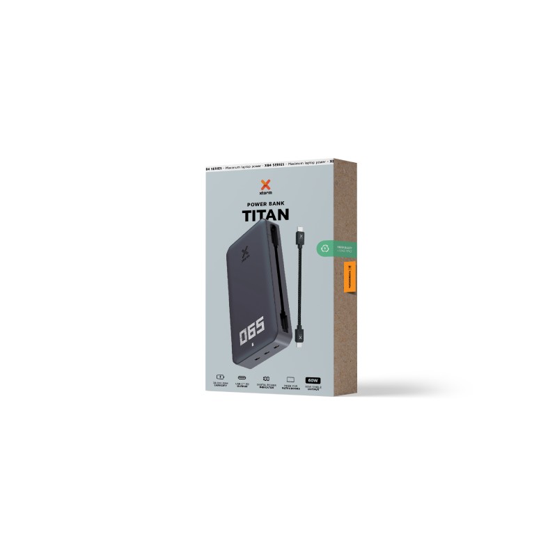 Powerbank Xtorm Titan 24000 mAh, 3x USB-C Power Delivery 60W + Cable  Magnético USB-C – Negro - Spain