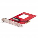 STARTECH.COM - StarTech.com Tarjeta Adaptador U.3 a PCIe - Adaptador PCIe 4.0 x4