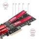 AXAGON - Axagon PCEM2-ND. Adaptador PCIe x8 a 2x M.2 - PCEM2-ND