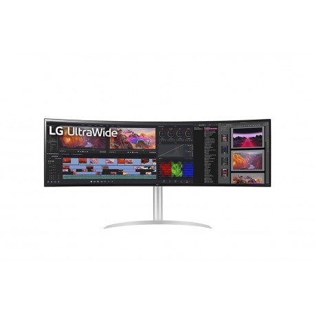 LG - LG 49WQ95C-W LED display 124,5 cm (49'') 5120 x 1440 Pixeles UltraWide Dual Quad HD Plata - 49WQ95CW