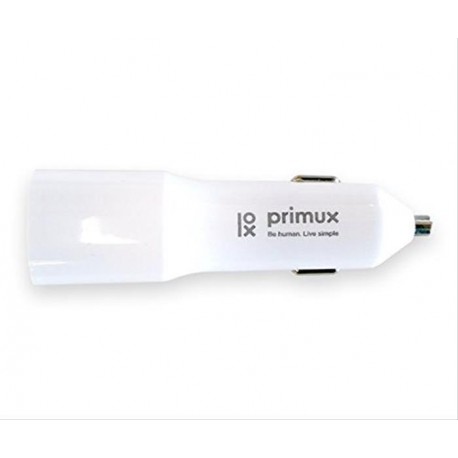 PRIMUX - CARGADOR DE COCHE ULTRARRAPIDO 2xUSB PRIMUX - PTCCU-QC20W