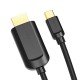 Vention Cable Conversor HDMI 1.4 4K CGUBH/ USB Tipo-C Macho - HDMI Macho/ 2m/ Negro