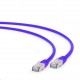 Gembird PP6A-LSZHCU-V-1M cable de red Violeta Cat6a S/FTP (S-STP)