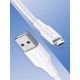 VENTION - Vention Cable USB 2.0 CTIWF/ USB Macho - MicroUSB Macho/ 1m/ Blanco - CTIWF