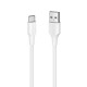 VENTION - Vention Cable USB 2.0 3A CTHWF/ USB Tipo-C Macho - USB Macho/ 1m/ Blanco - CTHWF