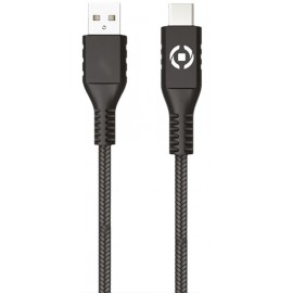 CELLY - CABLE USB A TIPO C NEGRO 2M - PL2MUSBUSBC