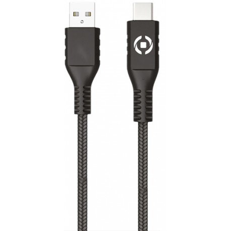 CELLY - CABLE USB A TIPO C NEGRO 2M - PL2MUSBUSBC