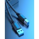 VENTION - Vention Cable USB 3.0 Impresora COOBF/ USB Tipo-B Macho - USB Macho/ 1m/ Negro - COOBF