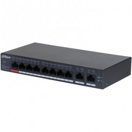 Dahua Technology DH-CS4010-8ET-110 switch Gestionado L2 Gigabit Ethernet (10/100/1000) Energía sobre Ethernet (PoE) Negro