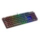 Mars Gaming MK422 Negro Teclado Mecánico Gaming RGB Antighosting Switch Mecánico Marrón Idioma Francés