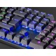 Mars Gaming MK422 Negro Teclado Mecánico Gaming RGB Antighosting Switch Mecánico Marrón Idioma Francés