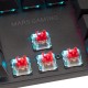 Mars Gaming MK422 Negro Teclado Mecánico Gaming RGB Antighosting Switch Mecánico Marrón Idioma Francés