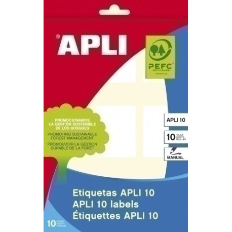 ETIQ.MAN.BOLSA APLI 01649 10h 32x41 - Pack de 10 unidades