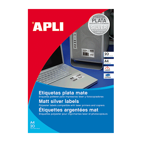 APL B20H ETIQ POLIESTER 210X297 PL 10071