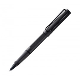 LAMY BOLÍGRAFO ROLLER BALL SAFARI UMBRA 317M PUNTA MEDIA TINTA AZUL COLOR NEGRO EN ESTUCHE