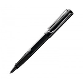 LAMY BOLÍGRAFO ROLLER BALL SAFARI BLACK 319M PUNTA MEDIA TINTA AZUL COLOR NEGRO EN ESTUCHE