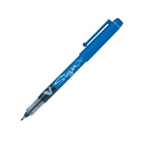 ROTULAD. PILOT VSIGNPEN PTA.FIBRA AZUL SW-VSP-L