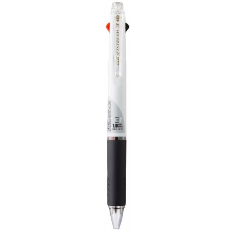 BOLIGRAFO JETSTREAM 3 COLORES CUERPO BLANCO UNI-BALL 246249000