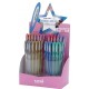 UNIBALL EXPOSITOR ROLLERBALL SIGNO NOBLE METAL UM-120NM/4D AZUL-ROJO-VERDE-ROSA-VIOLETA-PLATA-ORO-BRONCE -48U-